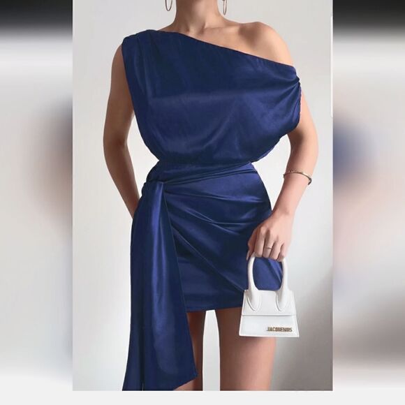 Satin One Should Dress Nwt small zesica - Picture 1 of 13